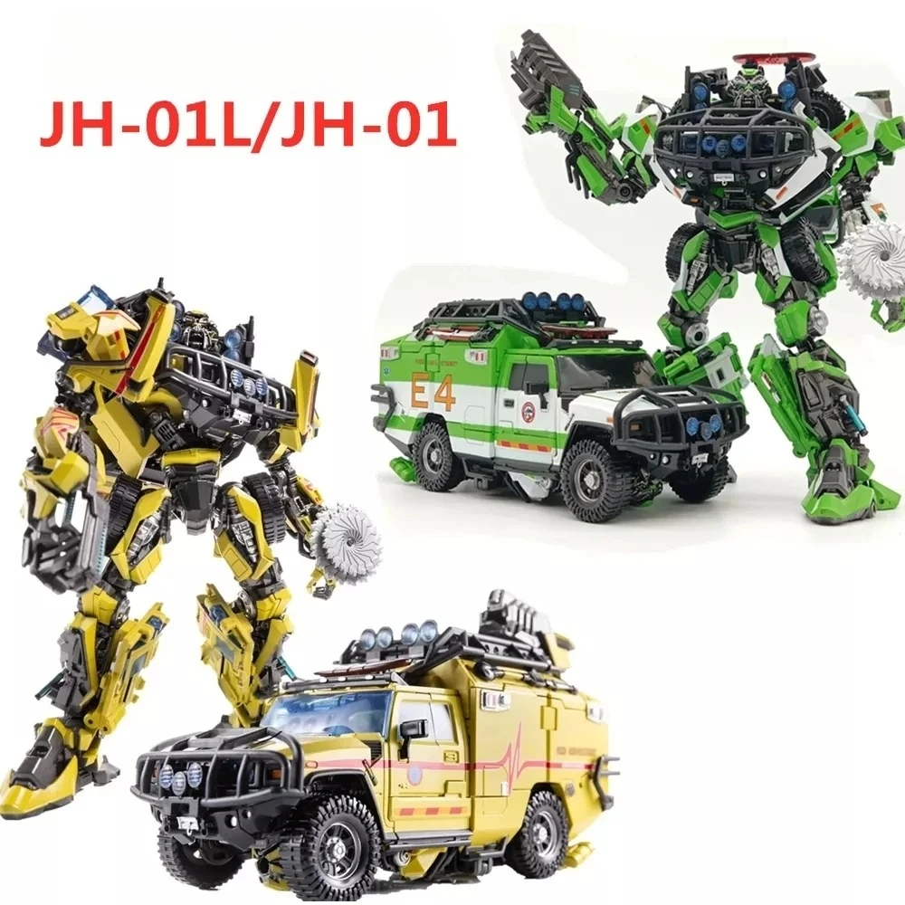 

In Stock NEW JH Ratchet MPM11 Transformation JH-01 JH-01L MPM-11 Green Yellow Version Movie Edition Action Figure KO Robot Toys