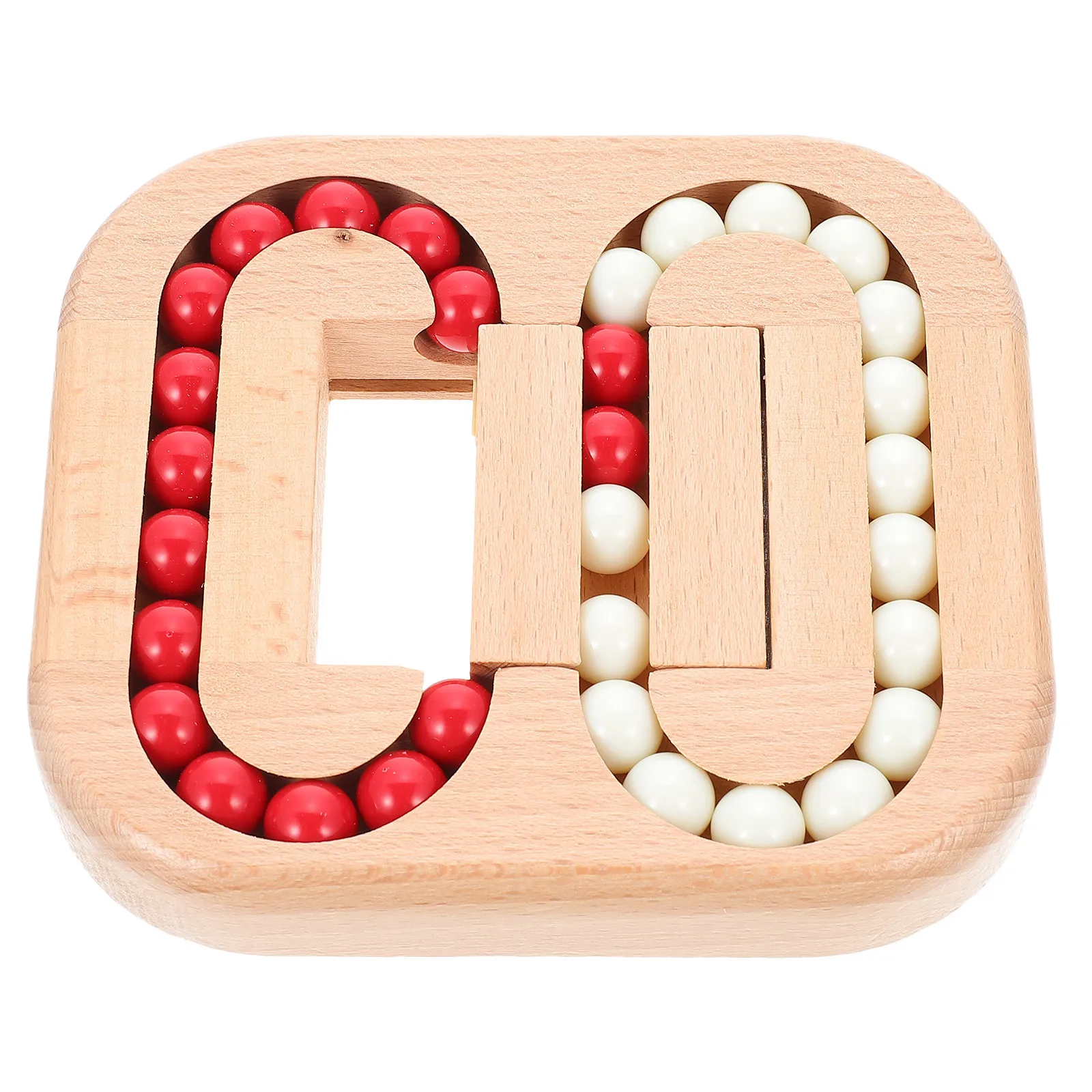 Wooden Rolling Bead Maze Toy – Interactive Sensory Fidget Puzzle for Anxiety Relief & Hand Coordination Practice