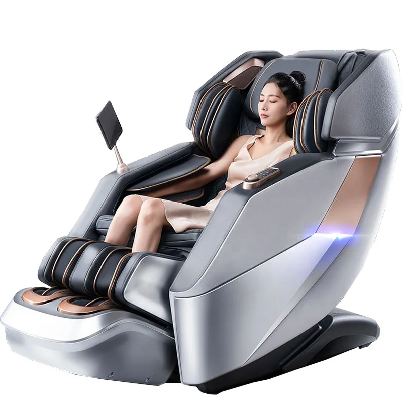 

Full Body Massage Chair Luxury 4D Zero Gravity Shiatsu Electric Heating SL Track Massage Chair