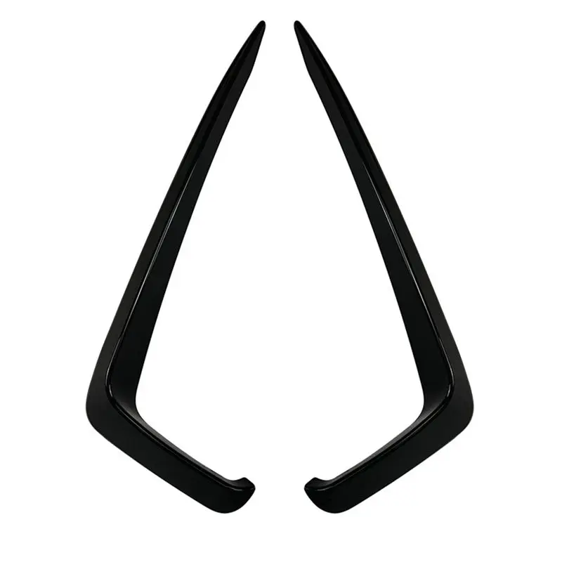 ASMA-2Pcs Car Front Bumper Splitter Spoiler Decorative Trims Fog Light Canard For VW Jetta MK7 2019-2021