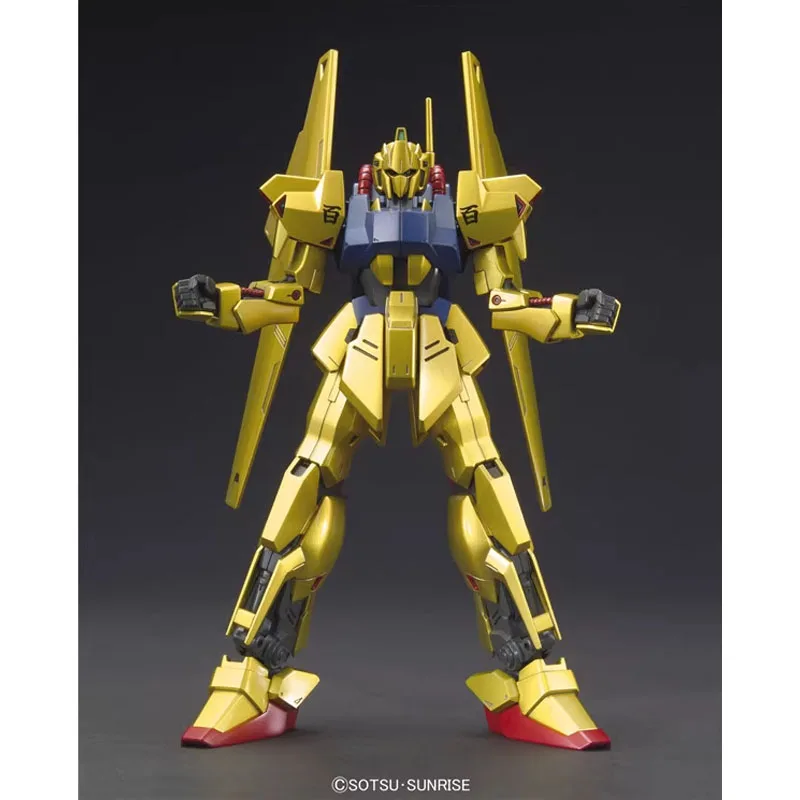 

Bandai Original HGUC 1/144 Anime MSN-00100 HYAKU-SHIKI Assembly Model kit Action Figure Toys For Kids Collectible Gift