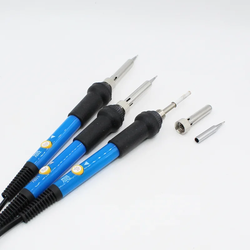 EU/US/UK Solder Iron Soldering Electric Tool 60W and Desoldering Braid Copper Wire Wick Remover PCB BGA Tin Welding Accessories