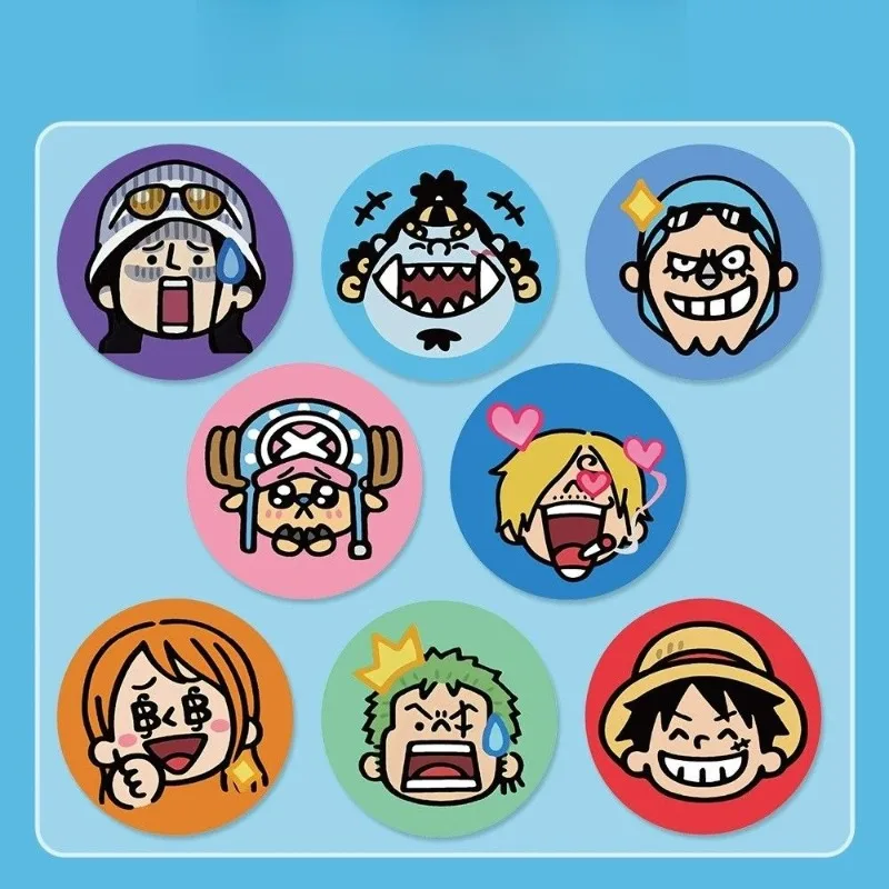 One Piece Monkey D. Luffy and Nami cartoon and cute sealing stickers new creative DIY decorative stickers for students' journals - view 4