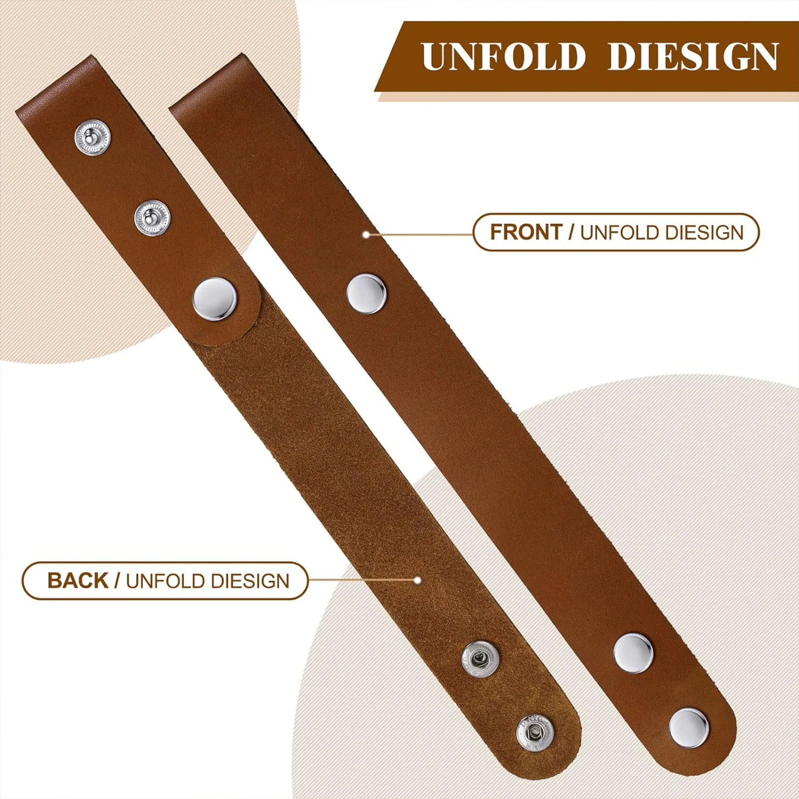 Funda de cuero para látigo de montar a caballo, soporte de látigo suave, Simple de usar, cinturón