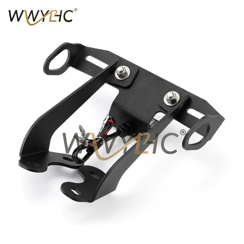 Suitable for MT-09 FZ-09 Motorcycle Rear Wing License Plate Holder Rear Plate Mudguard License Plate Holder