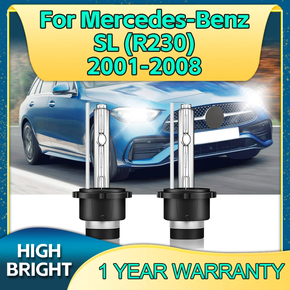 

HID Bulb Lamp 6000K Car Headlight Bulb 35W D2S Light For MERCEDES-BENZ SL R230 2001 2002 2003 2004 2005 2006 2007 2008
