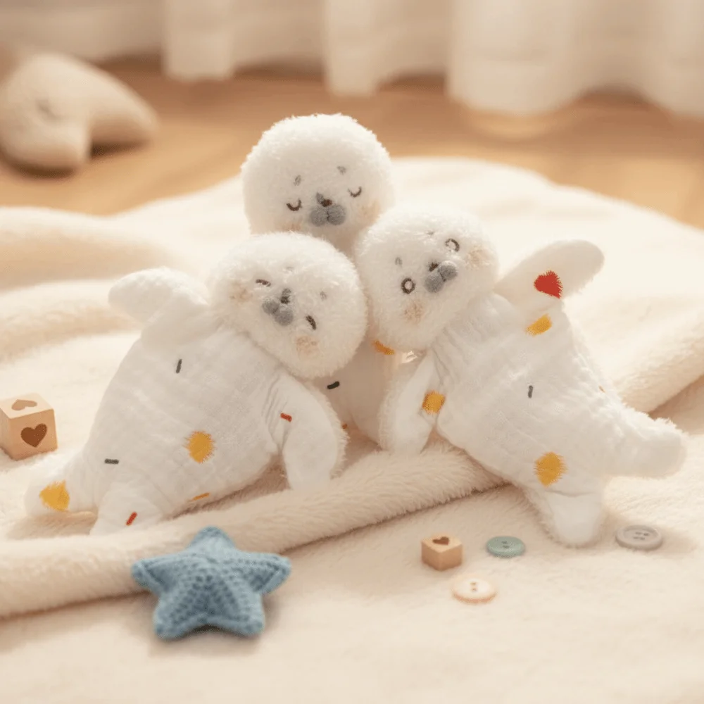 Soothe Cute Seal Hanging Rope Dolls Funny Sensory Hanging Rope Stress Relief Dolls Bean Bag Seal Bean Bag Gift