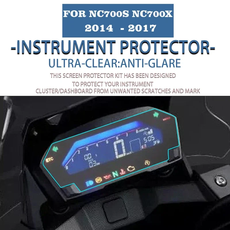 Para Honda, NC750, NC750S, NC750X, NC 750 S, X NC700, NC700S, 2014-2017 Motorcycle Display Screen Protective Instrument Film