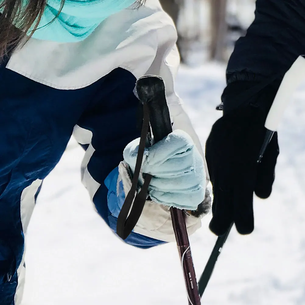 

2Pcs Adjustable Cane Wrist Strap Trekking Pole Binding Band Durable Ski Pole Strap Comfortable Gear