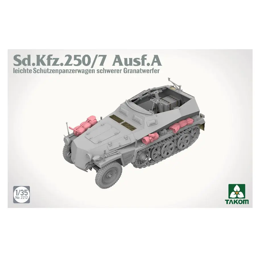 TAKOM Sd.Kfz.250/7 Ausf.A leichter Schützenpanzerwagen Schwerer Granatwerfer 2212 1/35  (81 mm mortar)