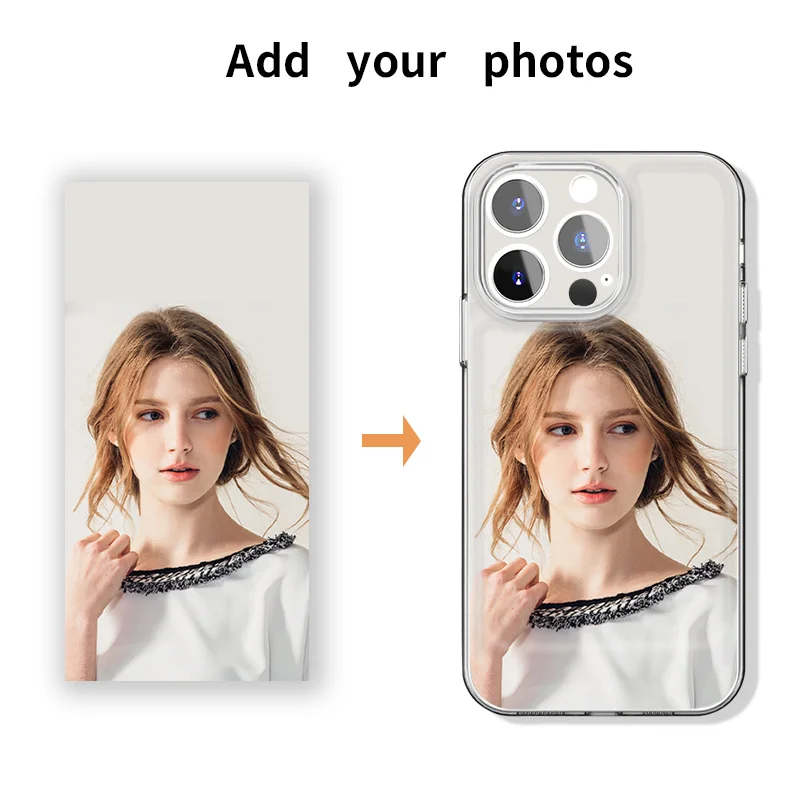 

DIY Customized Photo Phone Case For iPhone 17 16 15 11 12 14 13 Pro Max Mini X XS XR 7 8 Plus SE 16E Air Personalized Soft Cover