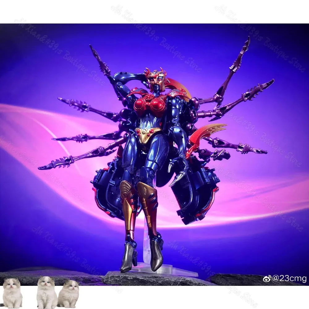 

RansArt Toys TA Transformation BWM-08 BWM-08PW BWM08 Blackarachnia Металл Черная Вдова Паук Beast Wars BW Фигурка