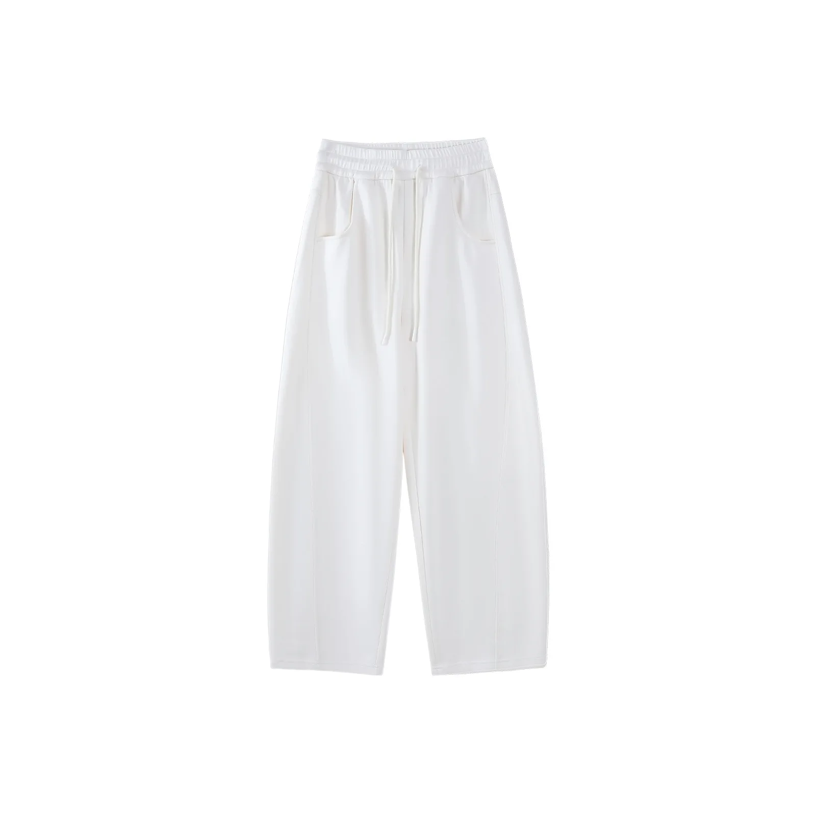 Wide Leg Pants Zip Pocket Womens Summer Split Soft Fairycore Beachwear Spandex Chic Hollow-Out Girls Versatile Trousers Oversize