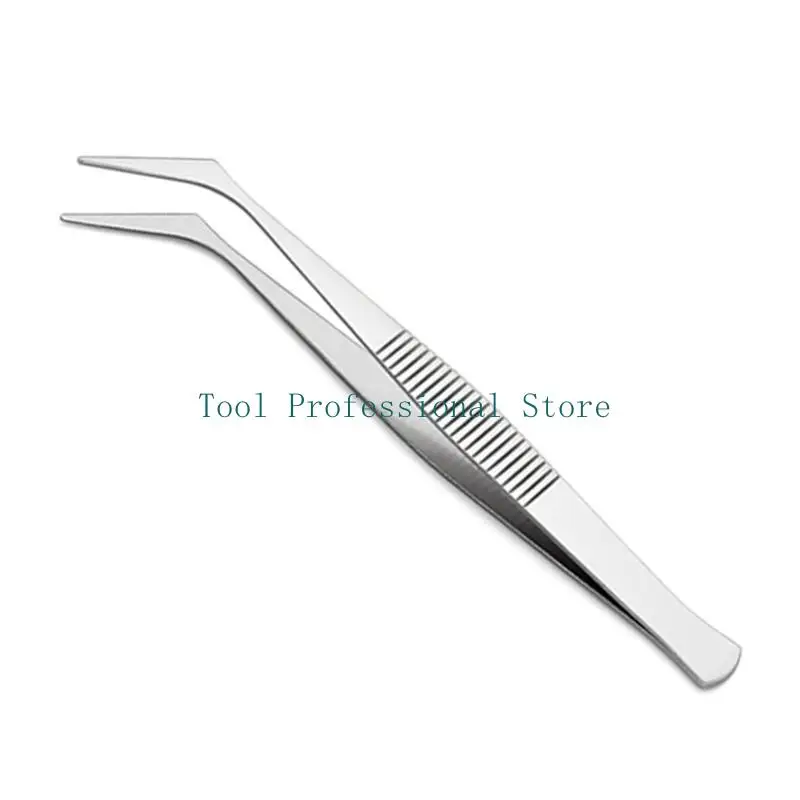 57QF 4pcs pinzas acero inoxidable profesional con pinzas a nariz puntiaguda