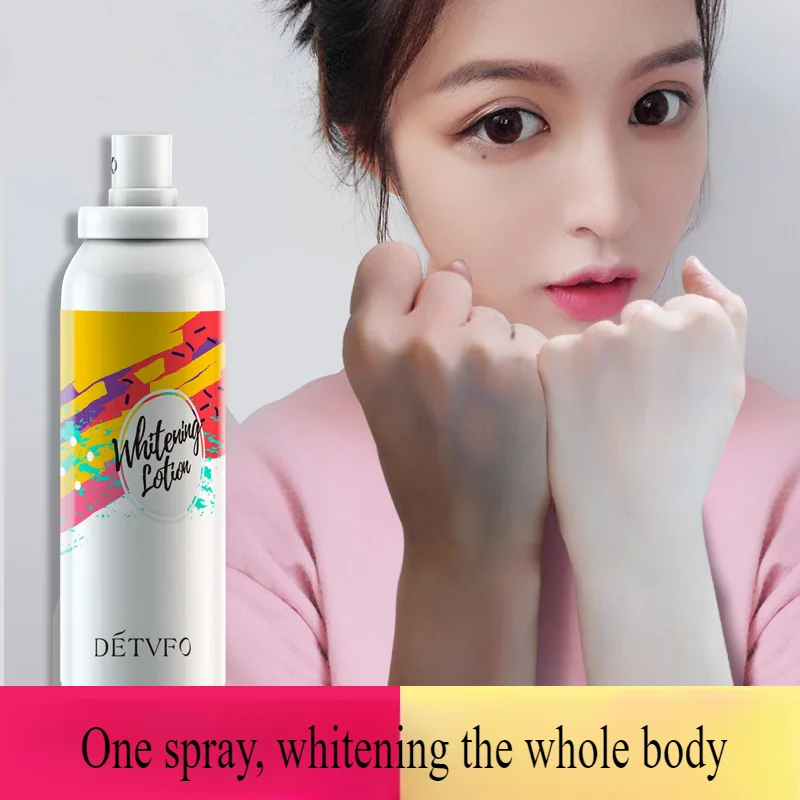 120Ml Whole Body Whitening Body Lotion Spray Concealer Natural Not Fake White Waterproof Sweatproof A touch of white Skincare