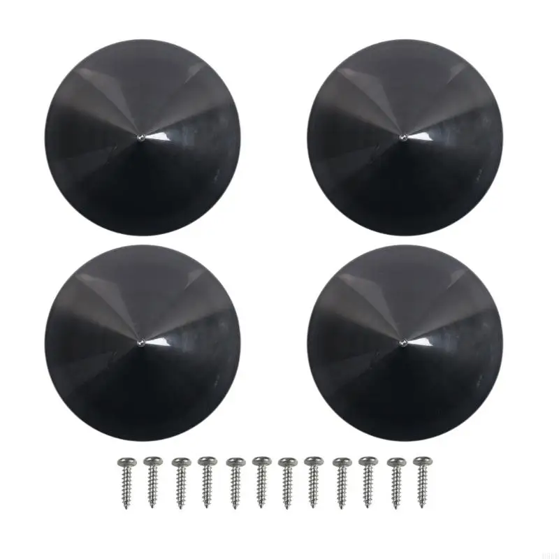 4 قطعة حوض أسود حديث أغطية الرأس 9 قدم مدبب مستدير من الدرجة البحرية عرض مادة النزاهة الهيكلية H9EE #5