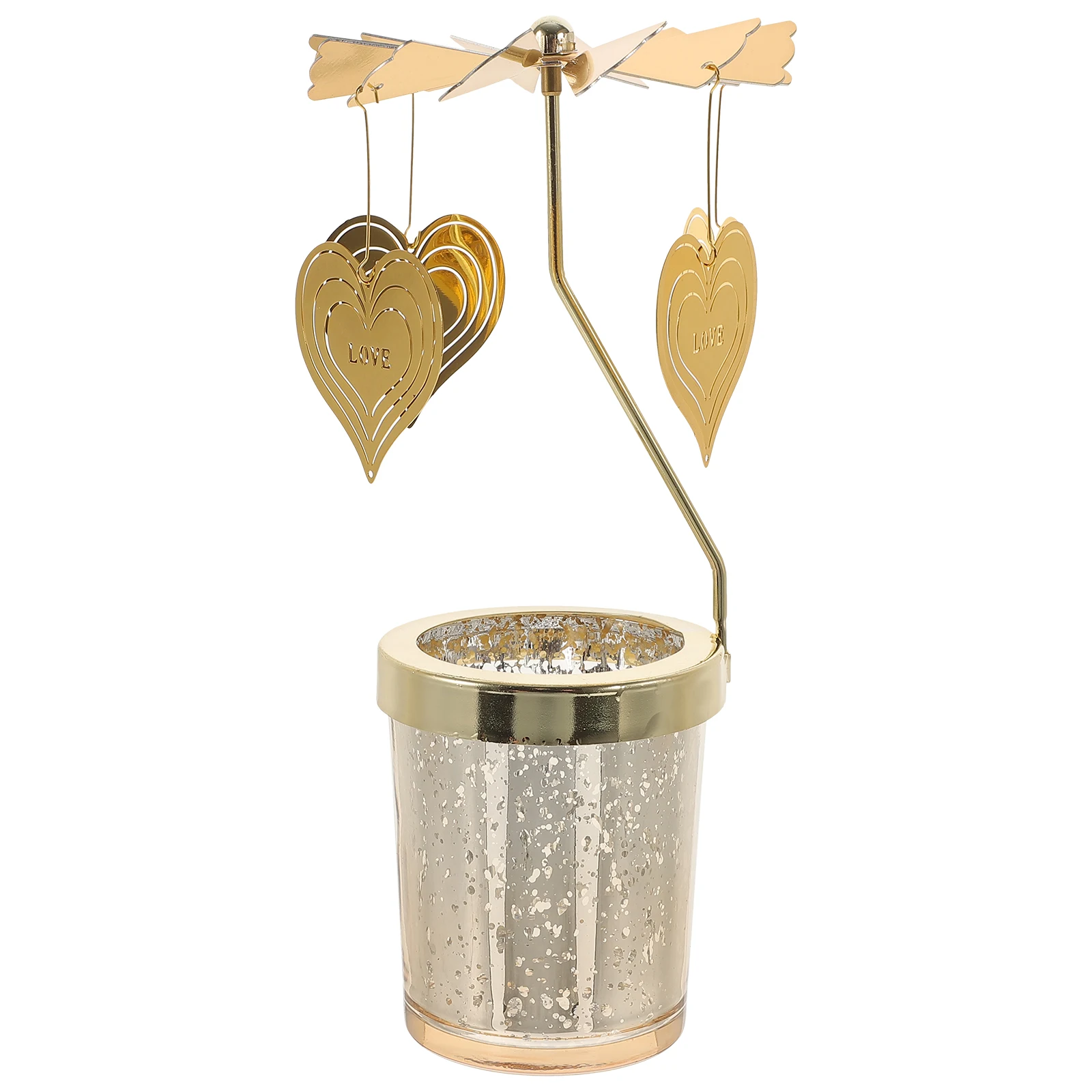 

Rotating Candlestick Rotatable Candleholder Decorations Household Candleholders