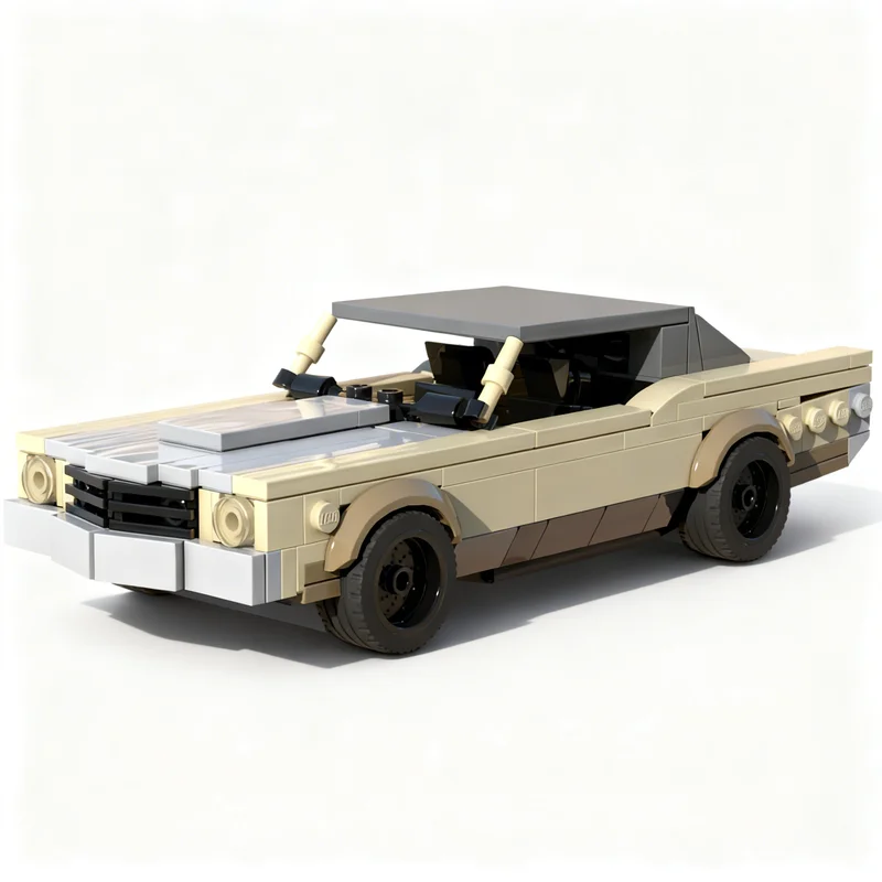 290pcs MOC Chevy Monte Carlo Fast Furious Tokyo Drift City Champions Model Building Blocks Christmas Gift Construction Toys