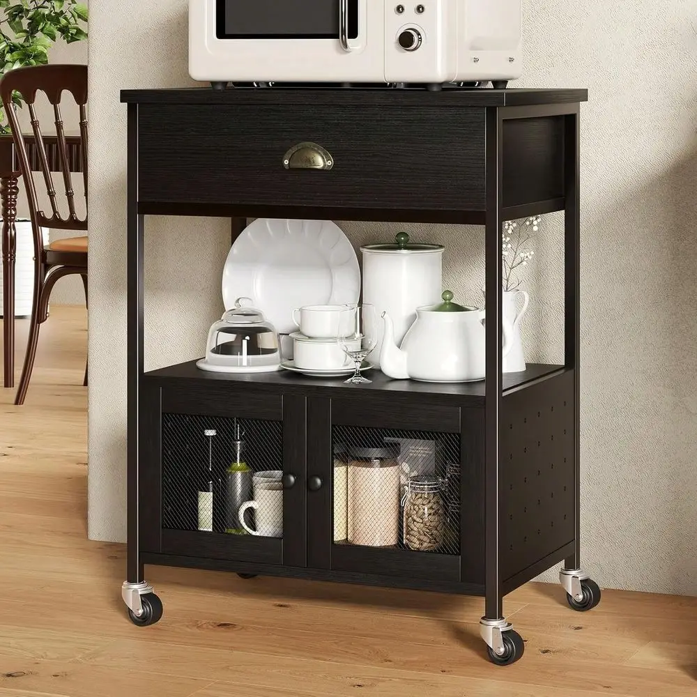 

Kitchen Island And Cart Kitchen OrganizersKitchen Island Cart, Kitchen Storage Cart With Drawer, Microwave Cart Stand With Stora