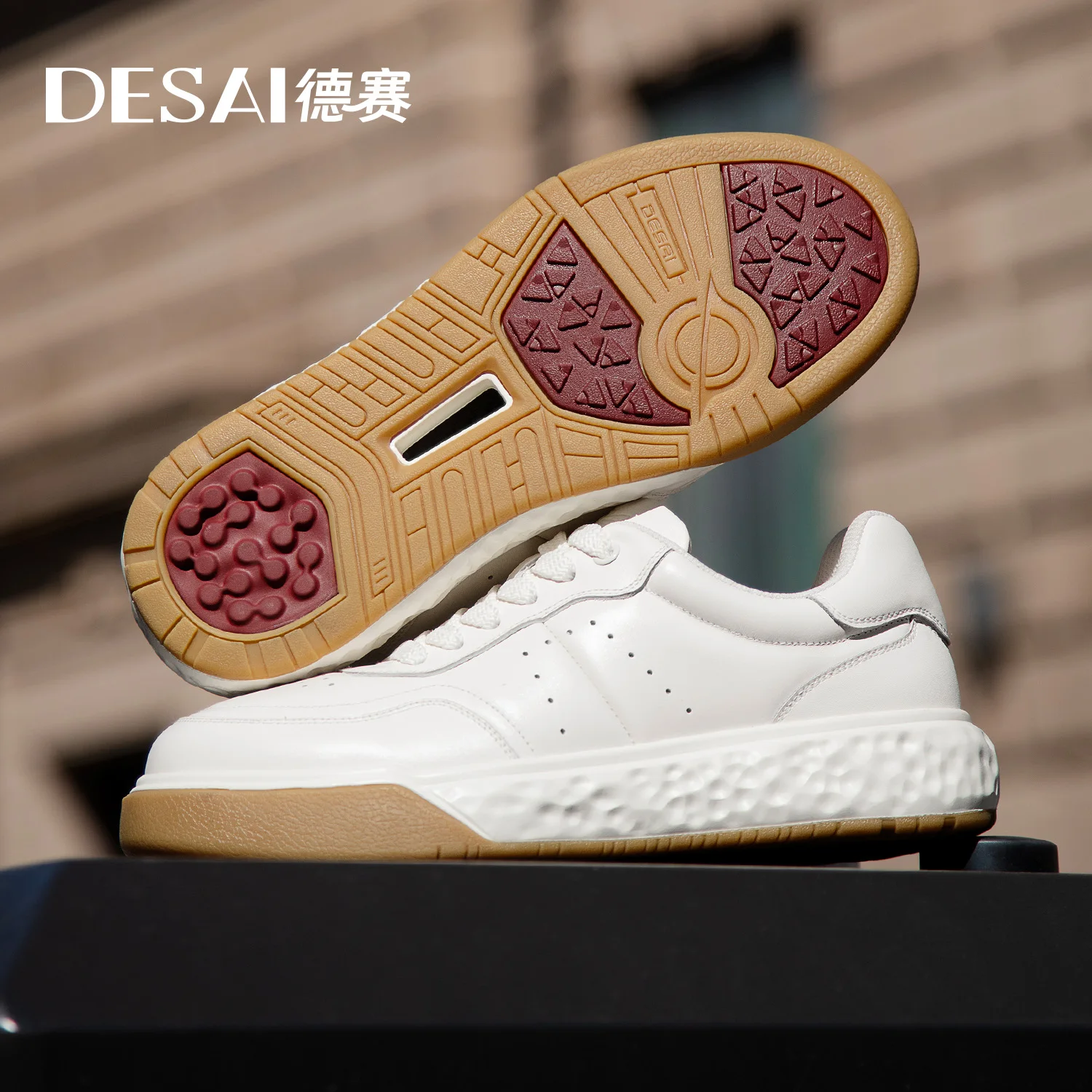 

DESAI Lightweight cushioned casual sneakers for commuting and walking, men's sports shoes