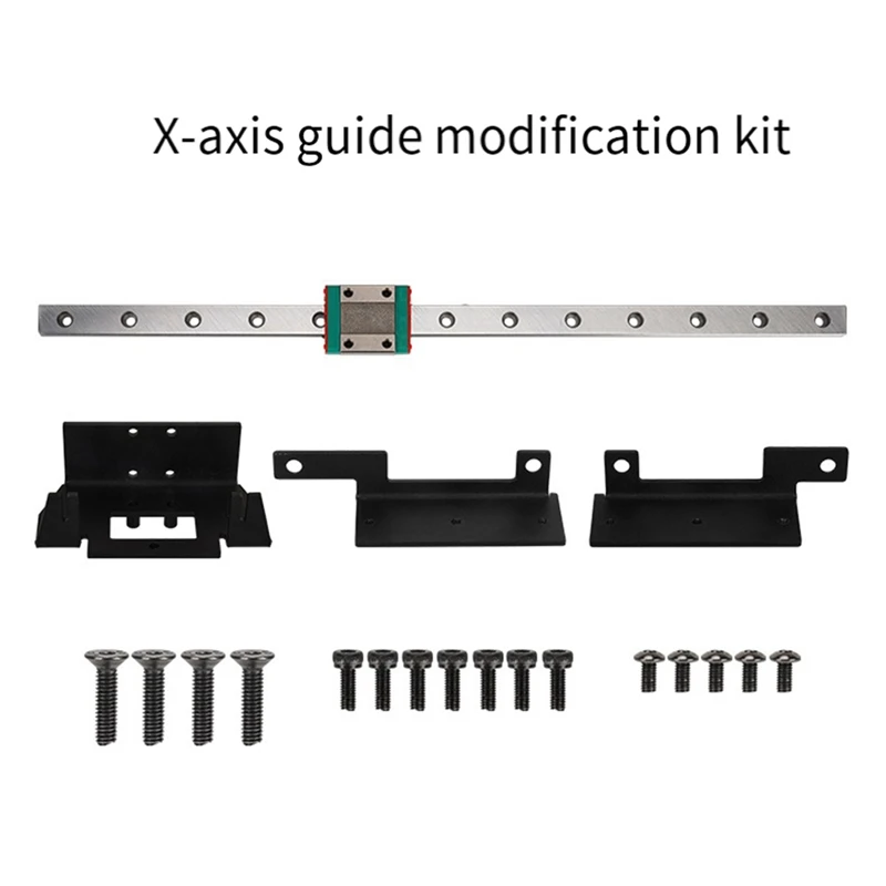 Imagem -02 - Trilho de Guia Linear para Impressora 3d Atualização Kit de Conversão Eixo x Atualização Peças Sobressalentes Mgn12 Neptune Pro