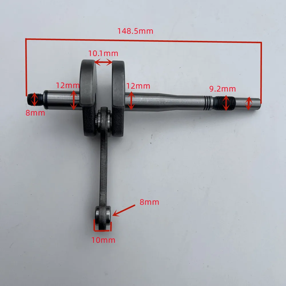 Imagem -03 - Manivela do Virabrequim com Selo do Óleo para Stihl Fs38 Fs40 Fs45 Fs46 Fs55 Parte do Aparador de Grama 4140 030 0400 Conjunto