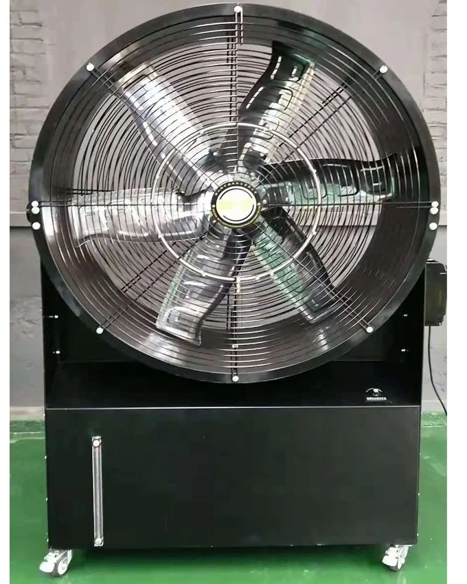 1.13m Spray Fan Permanent Magnet DC Brushless Motor Stand Fog Mist Fan For Dust Thermal Workshop And Farm