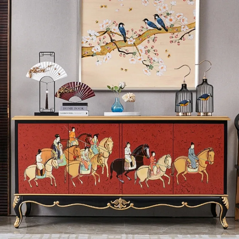 

Fashion Morden Living Room Cabinets Display Wood Storage Showcase Entrance Cabinet Organizer Closet Vetrina Soggiorno Furniture