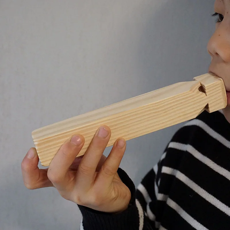 Wooden Train Whistle Bird Call Kids Montessori Musical Toys Noisemaker Party Favors Classroom Prizes Christmas Birthday Gifts