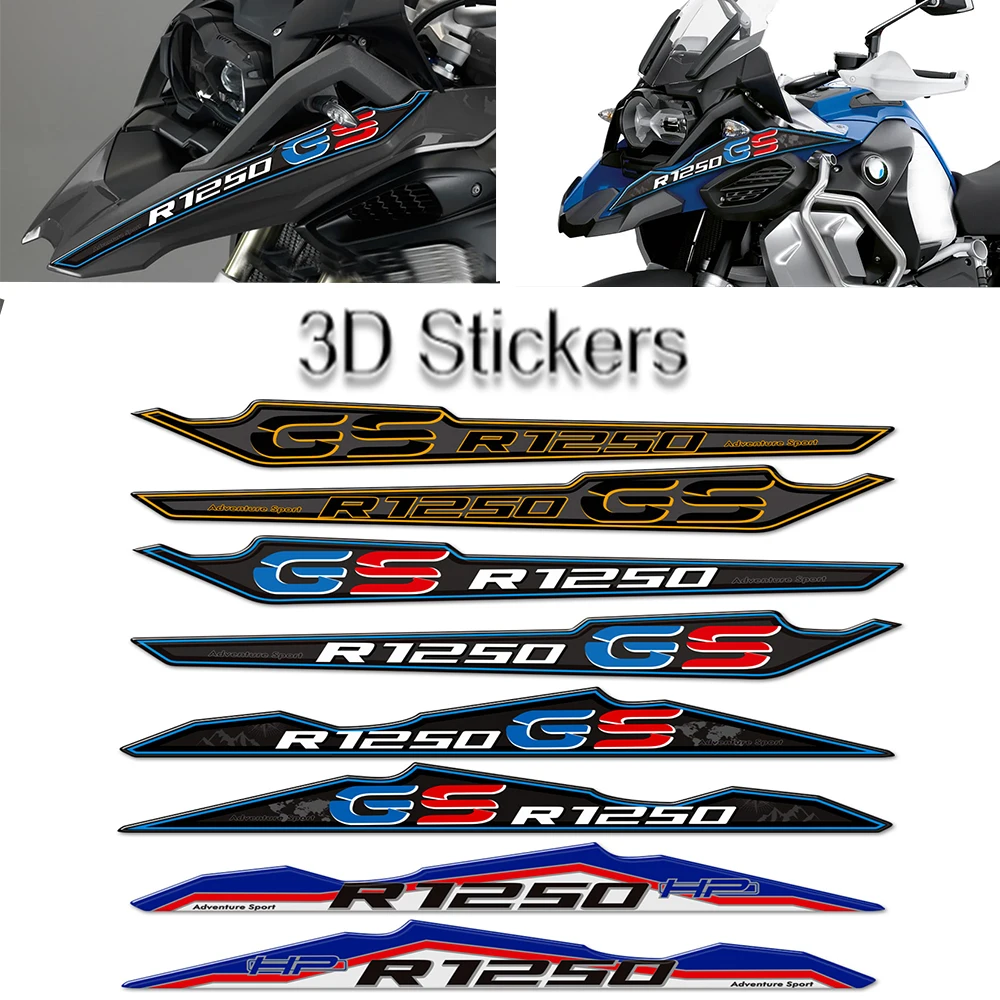 

For BMW R1250GS R1250 R 1250 GS Motorcycle Sticker Fairing Side Panel Protector Fender Front Nose Beak HP decorative protection