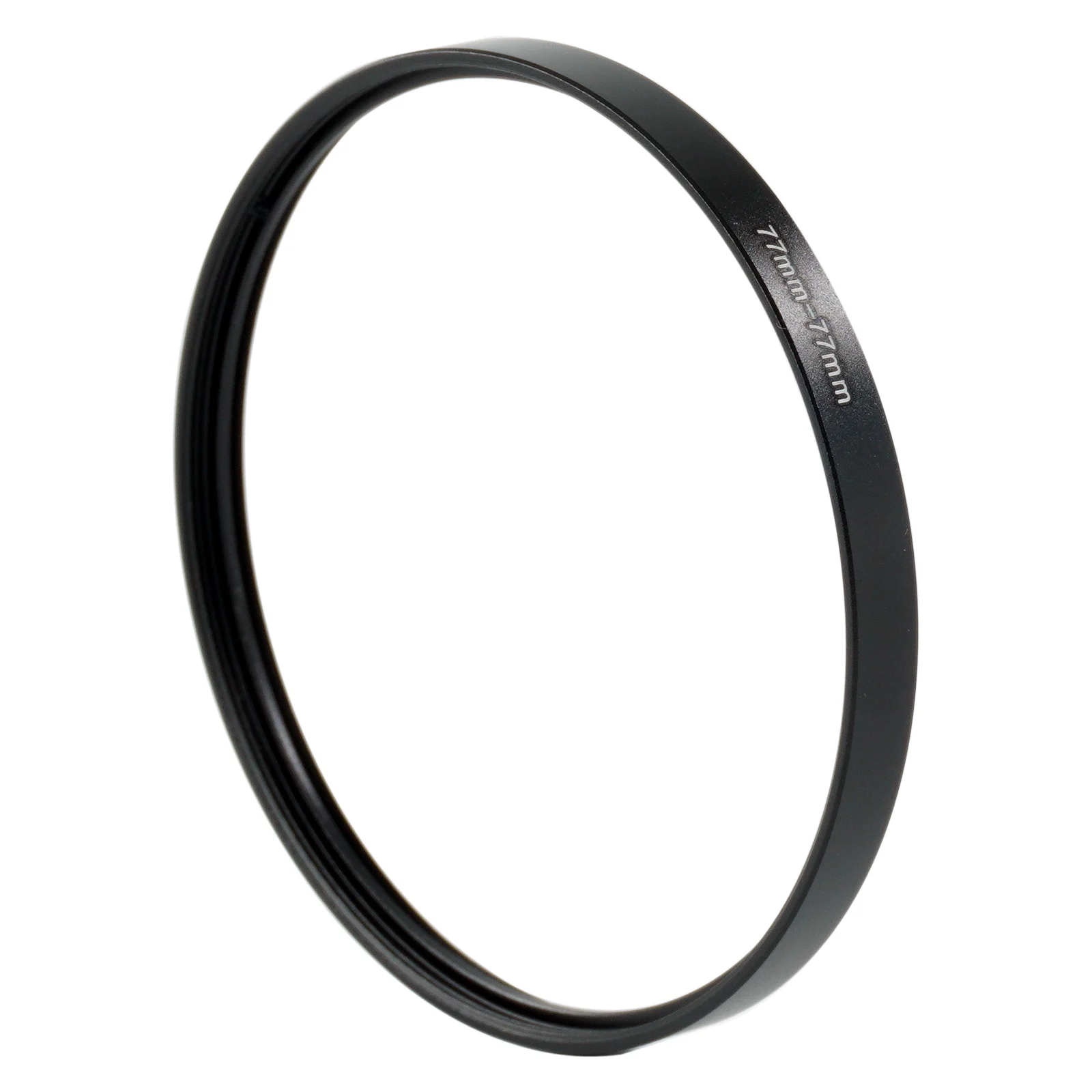 77-77 Female to Female 77mm x0.75 - 77mm x0.75 Double Inner Thread Lens Adapter Ring