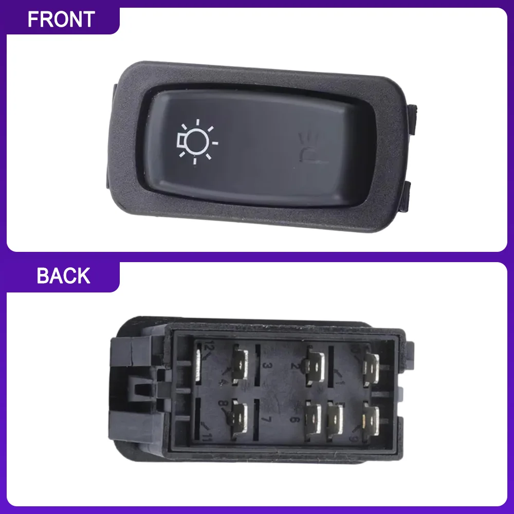 Scheinwerfer-Bremsleuchte-Steuerschalter-Taste für Mack Truck 7 Pins Linkslenker 1MR4323M42 25169835