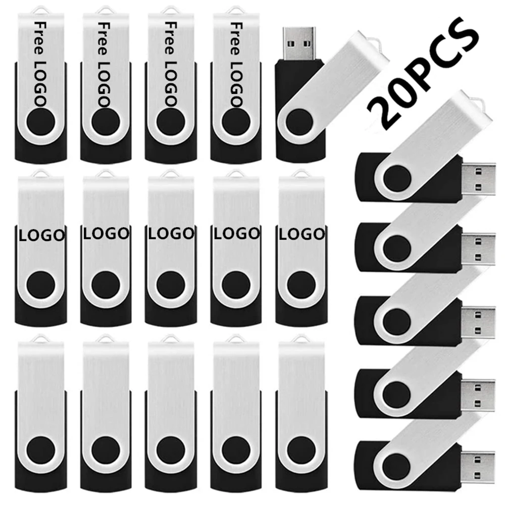 

Custom Logo 20PCS Wholesale USB stick USB FLASH DRIVE 128GB 64GB 32GB 16GB 8GB 4GB 2GB 1GB 512MB 256M 128M Thumb drive PEN DRIVE