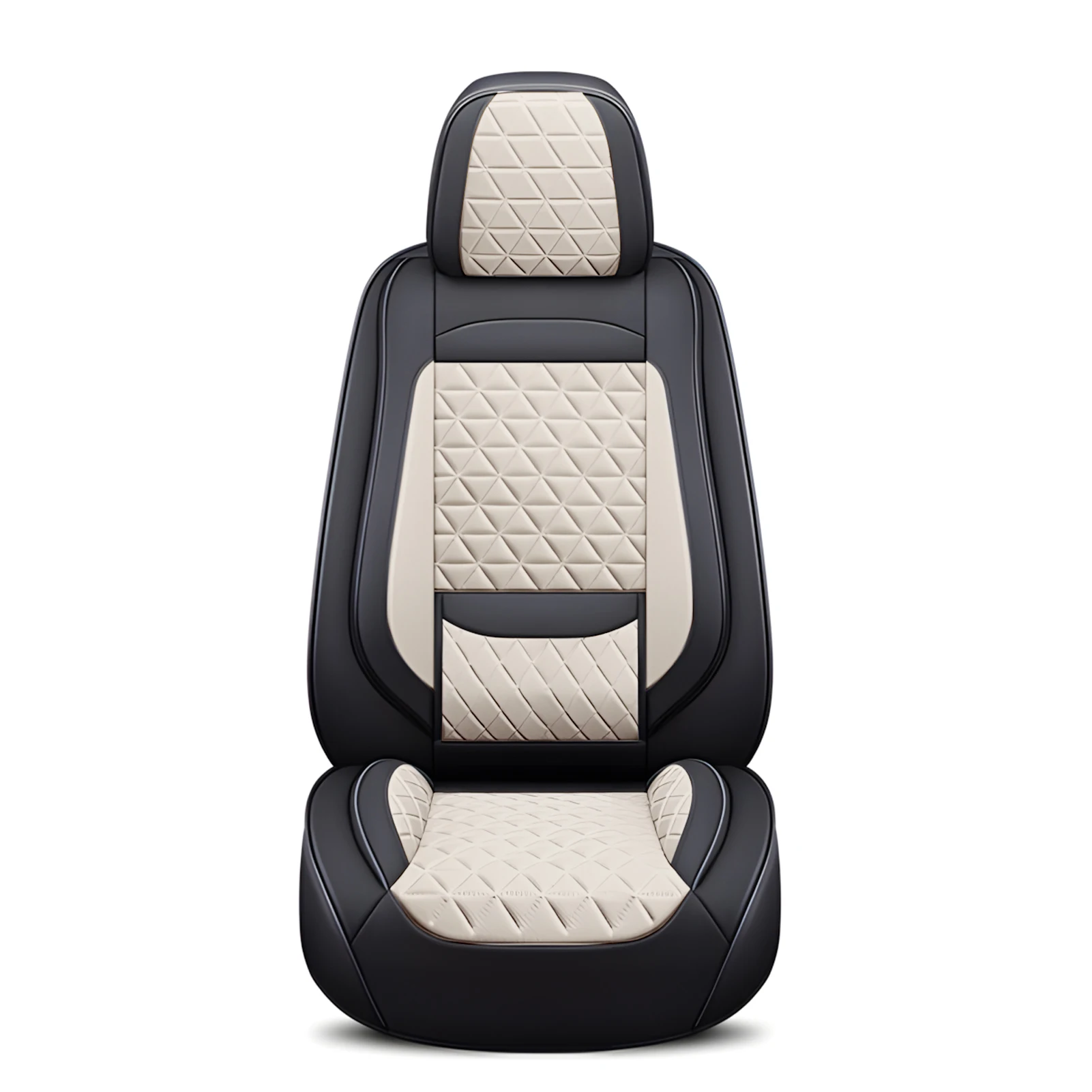 

Car Seat Cover Leather Full Set Breathable Seat Protector Front Rear Seat Covers Set of 5 Car Interior Accessories for Most Car