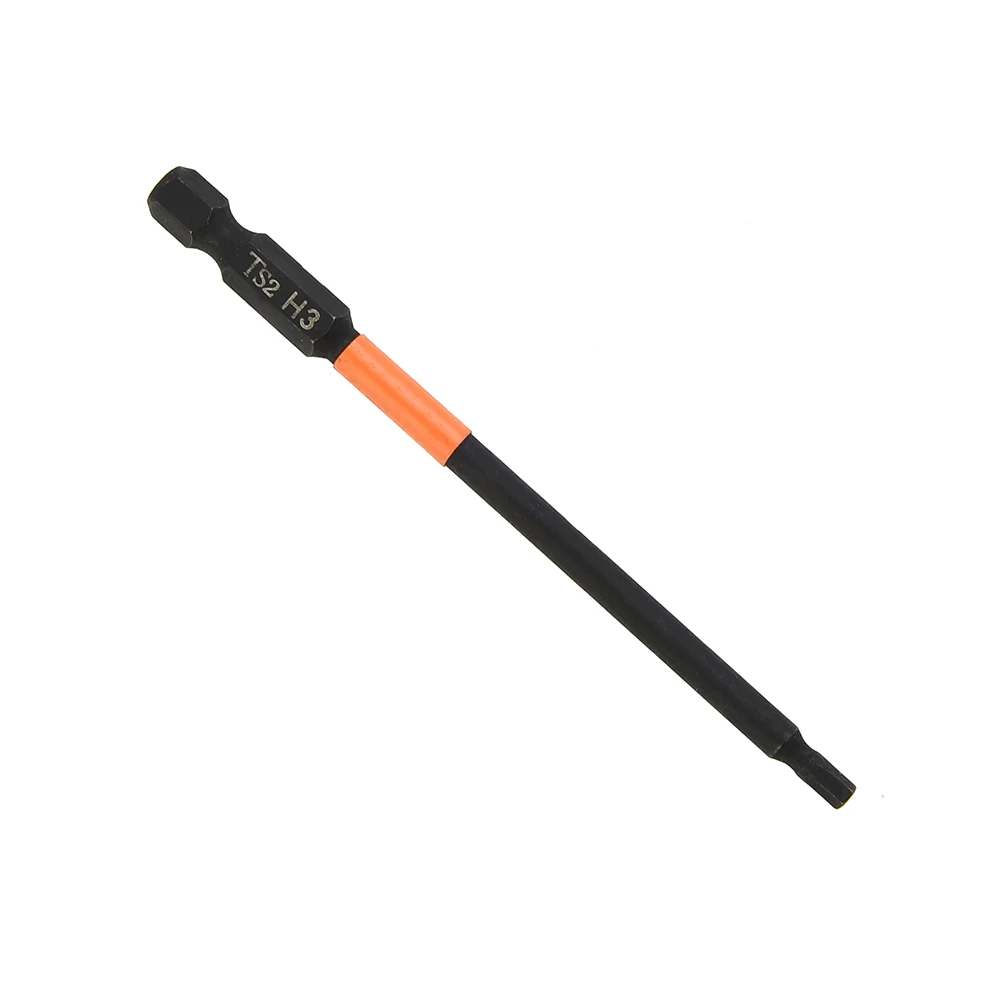 ドライバー用合金ドライバー,1ピース,六角形,100mm,クイック交換,電動ドライバー用,H2.0-H6.0