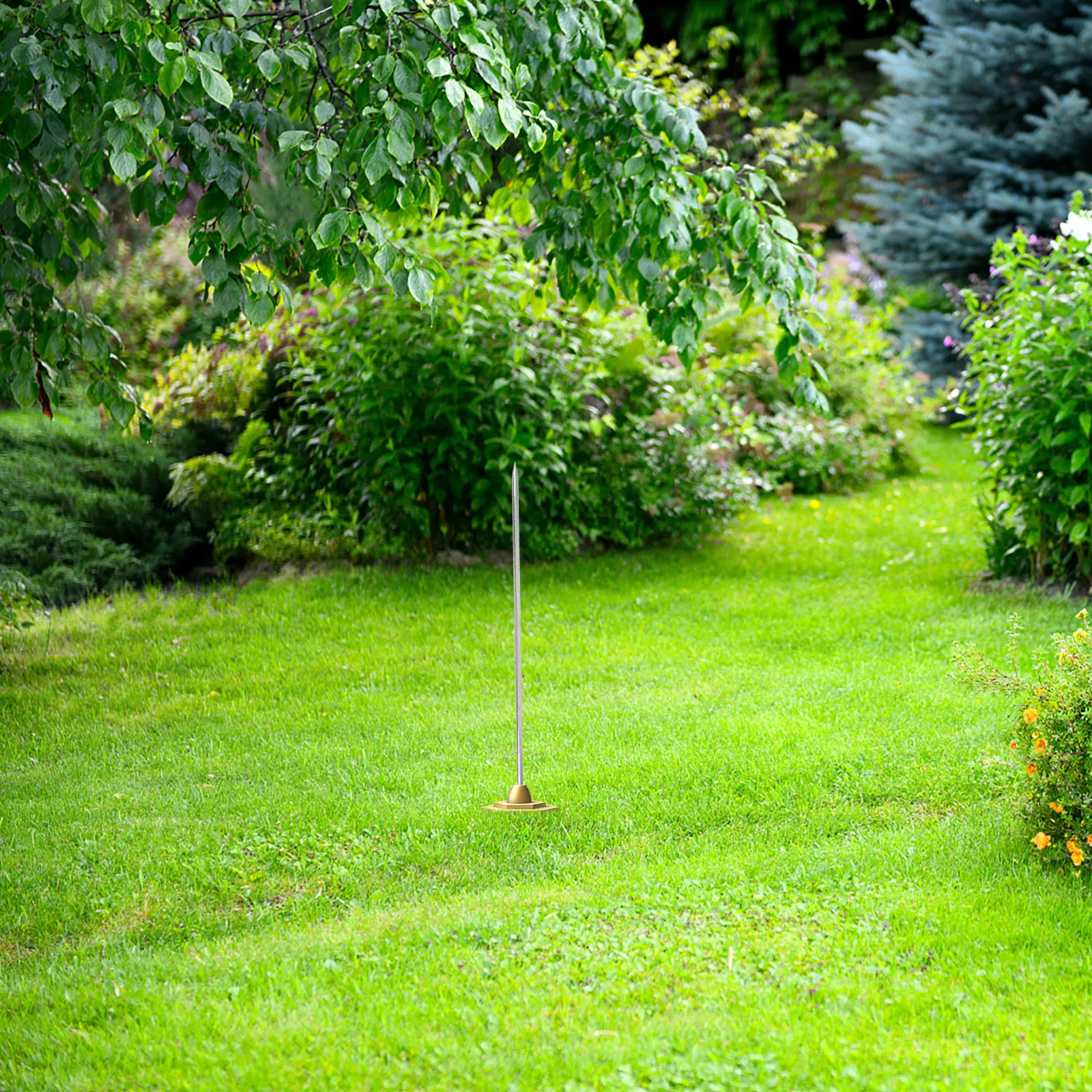 Stainless Steel Ground Rod Durable Grounding Stake Electrical Protection Post Pin Portable Earthing Rod Home Signal Tower