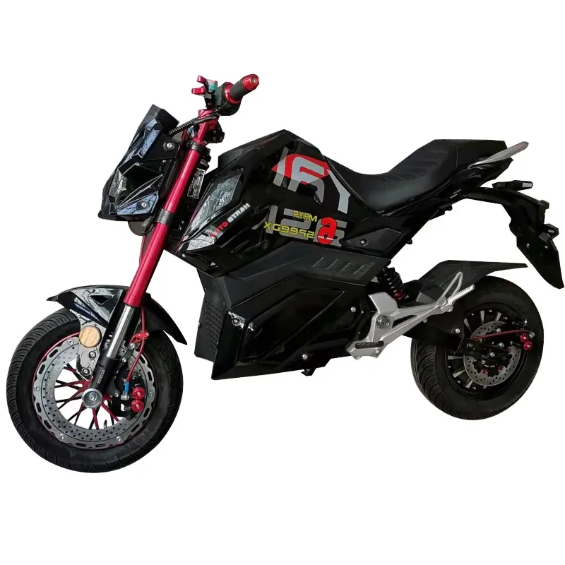 

2025 Newest Powerful 72V 12INCH 2000W 3000W Cool Electric Motorcycle For Adults
