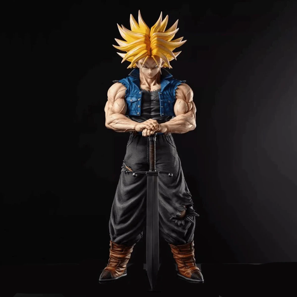 Anime Dragon Ball Z Trunks Figure  Future Trunks Action Figures 25CMPVC Statue Collection Model Toys for Children Gifts