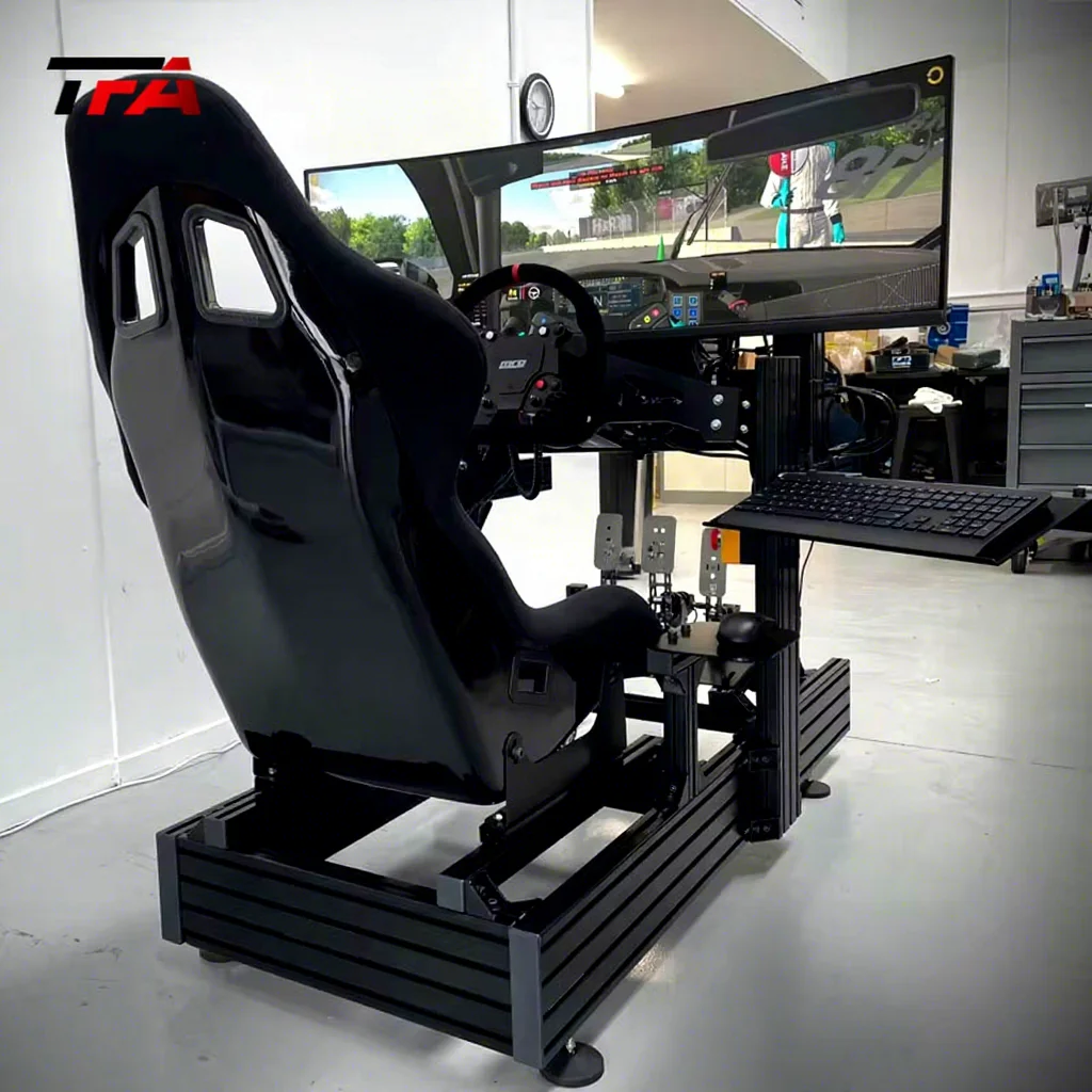 Heavy Capacity Bearing Home Using Custom Design Basic Sim Racing Rig 40120  40160 Simulation Game Racing Cockpit Kit