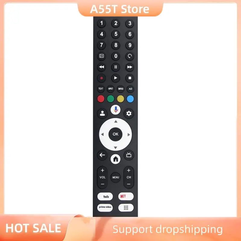A55T For Sharp TV RC2101 Replacement Remote Control For Models 4T-C50FJ1X 4T-C55FJ1X 4T-C65FJ1X 4T-C75FJ1X SH-V10