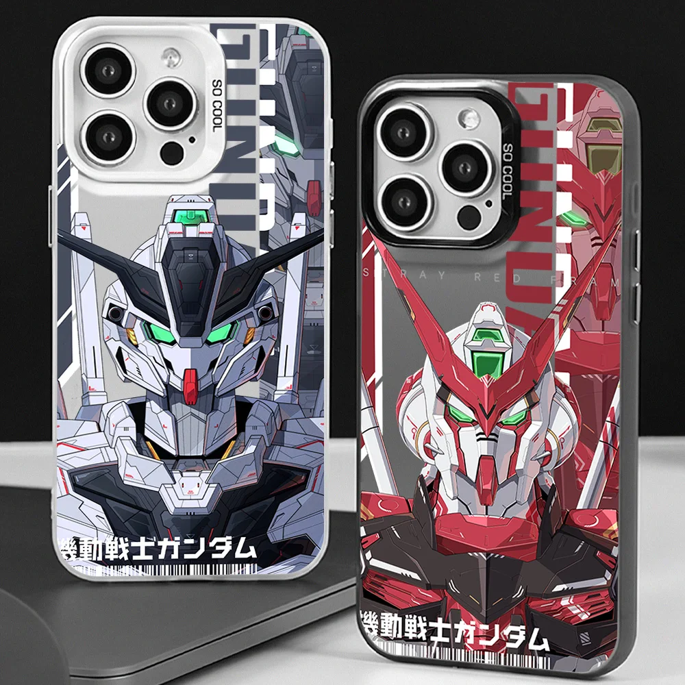 Mobile Suit G-Gundams Phone Case for iPhone 12 11 13 14 15 16 Max Pro Plus Laser Cover