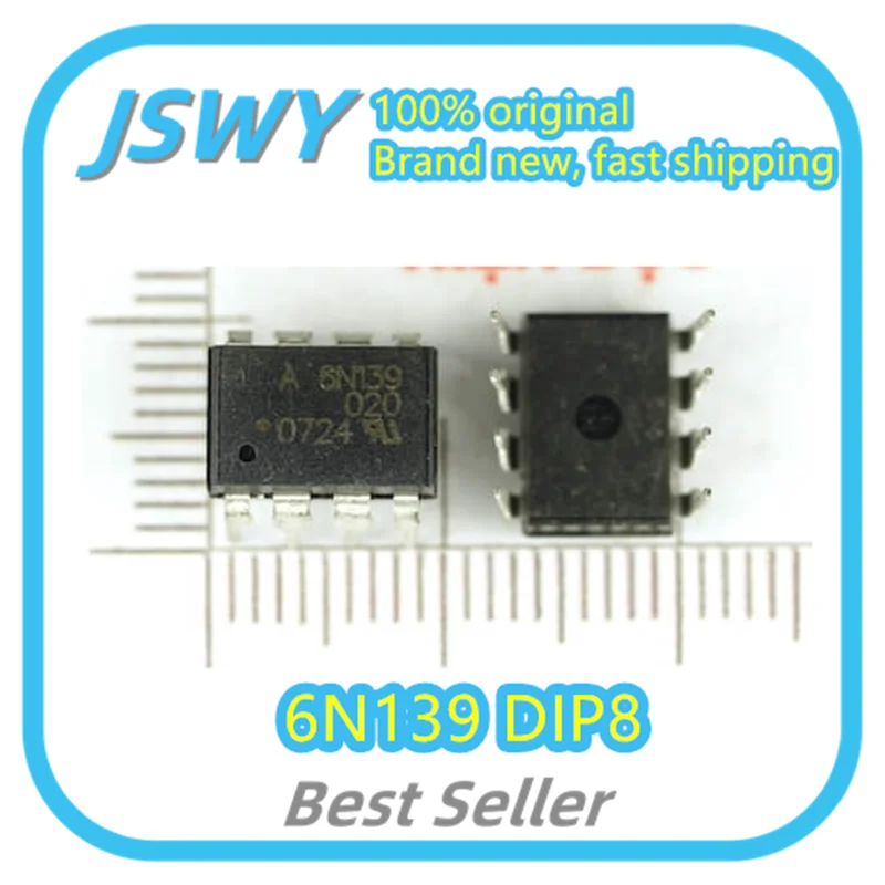 

(10/50pcs) 6N139 SOP8 Integrated Circuit IC Brand New Ships Fast Original In Stock