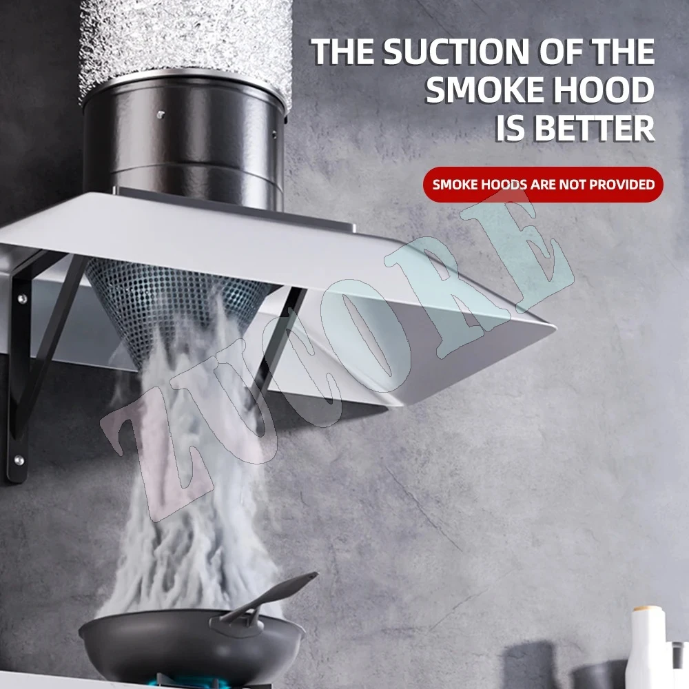 Kitchen Range Hood Ventilation System Strong Ventilator  Household Exhaust Fan House Ventilation Extractor Fan