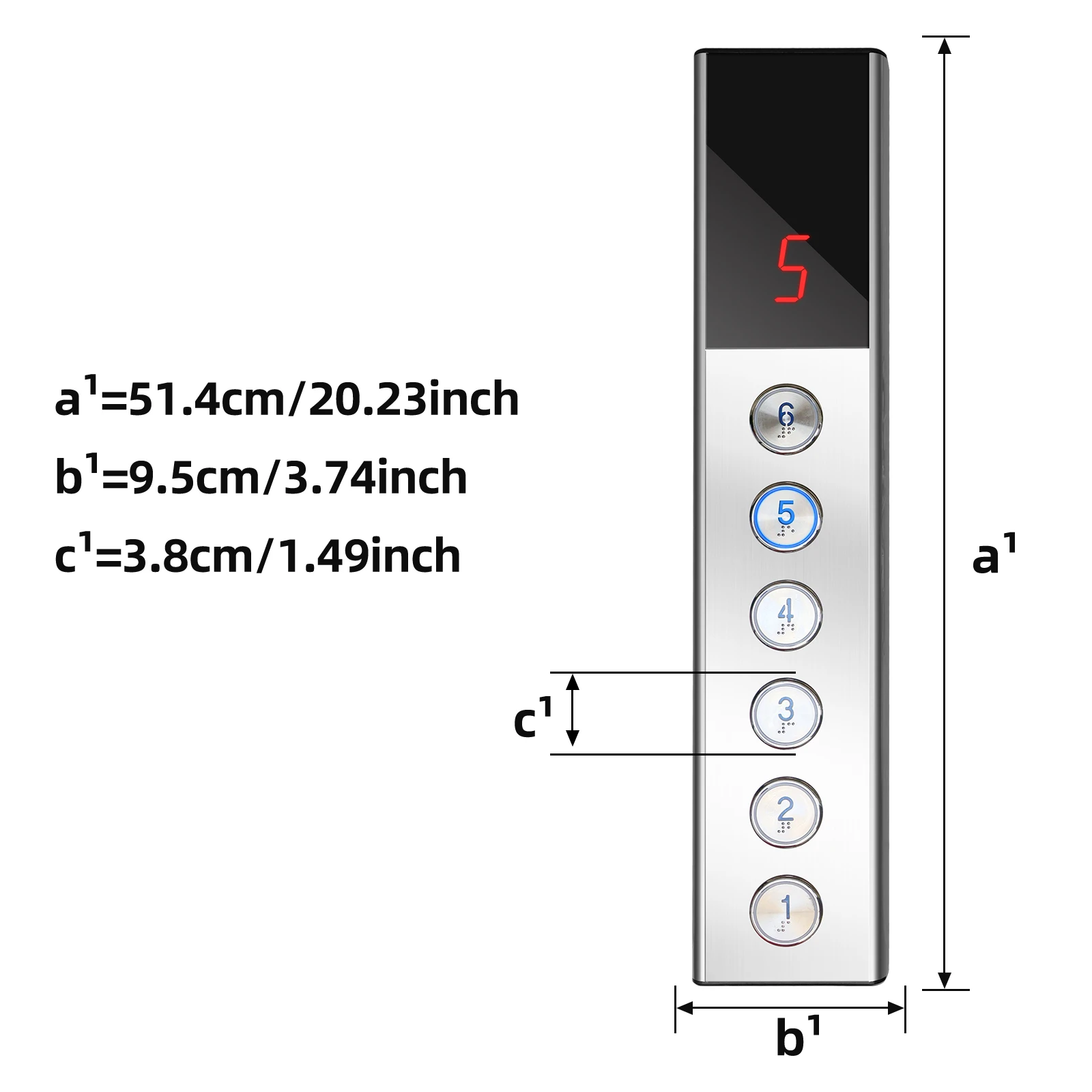 Mysterious Studio  Elevator Password Prop Escape Room Game  input correct password to make display screen go from1 to6 then open