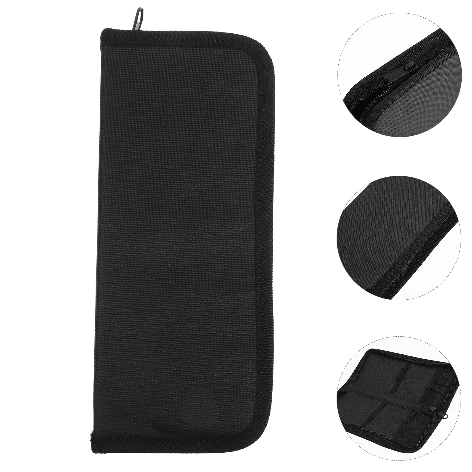 

Art Brush Carrying Case Paint Bag Storage Artist Holder Travel Brushes Black