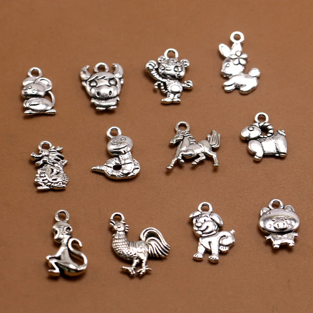 

50 шт., подвески в виде обезьяны из сплава, набор подвесок «сделай сам», для ожерелья, браслета, изготовления ювелирных изделий, аксессуары для китайского зодиака, подвеска из сплава, подвеска