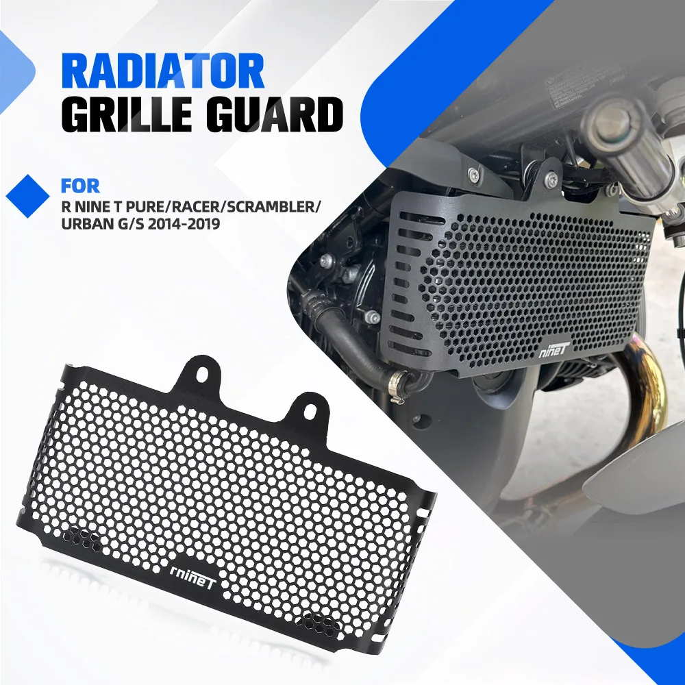 

Motorcycle CNC Aluminium Radiator Guard Grill Grille Oil Cooler Cover For BMW R NINE T PURE/RACER/SCRAMBLER/URBAN G/S 2014-2019