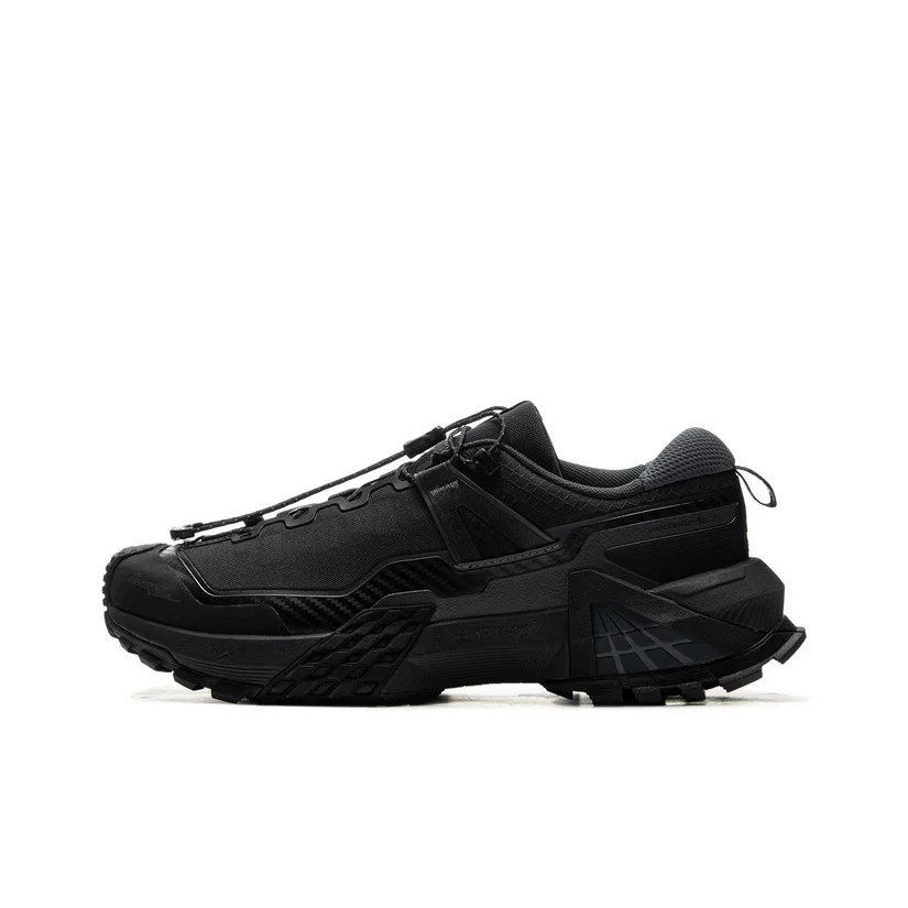 Li Ning Outdoor Counterflow Xingchuan Pro Low top Hiking Shoes Unisex Black AHTU017-2