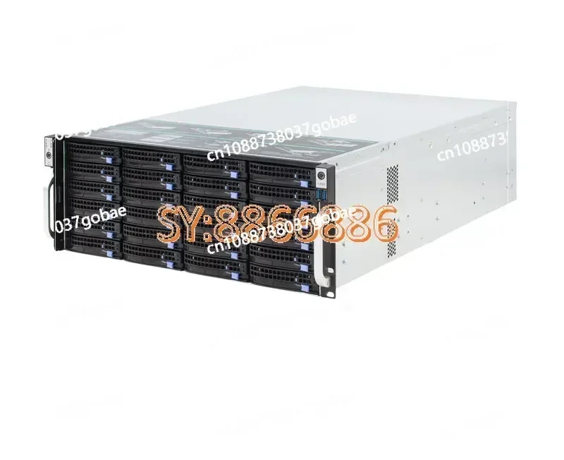 Châssis de serveur S46524 pour Chia Mining, super énorme stockage 24 baies 4u Hotswap T1 NVR NAS