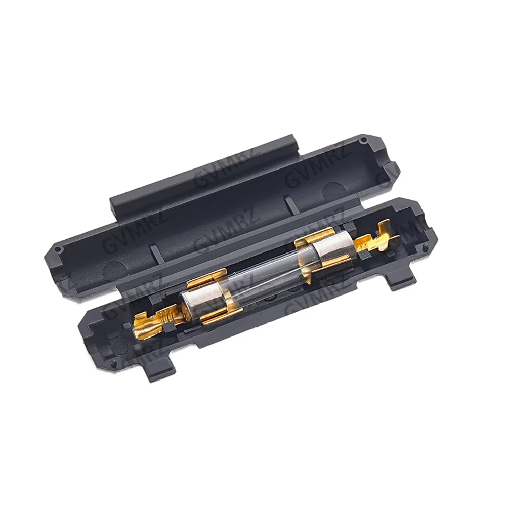 5Set 6X30MM 250V 0.5A-30A 1A 25A 2A 0.5A 30A 6*30MM Fuse Socket Flip With  Glass Fuse Holder shell Black/White Flip Type  3A 8A